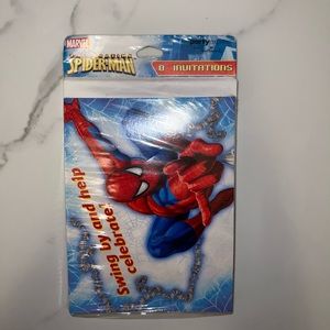 marvel the amazing spider-man 8 party invitations new